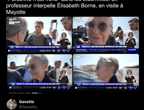 « Personne n’est venu ! » – Elisabeth Borne à Mayotte, toute honte bue