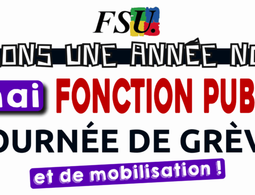 13 mai 2025 – En grève et en manifestation pour la fonction publique