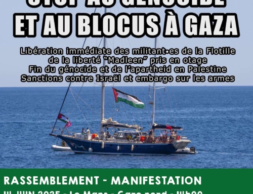 APPEL INTERSYNDICAL MOBILISATION POUR LA PALESTINE LE 14 JUIN !