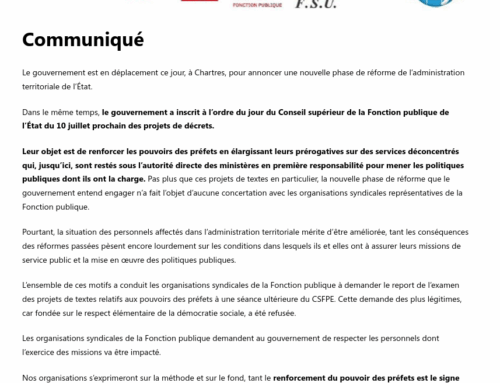 Renforcement du pouvoir des préfets : signe d’une prise en main inquiétante