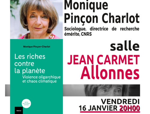 Monique Pinçon-Charlot en Sarthe – 16 janvier 2026