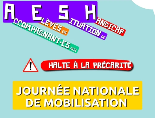 AESH : pour un vrai métier, un vrai statut, mobilisé•es le 9 juin !