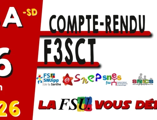 F3SCT du 16 06 2026 – Compte-rendu